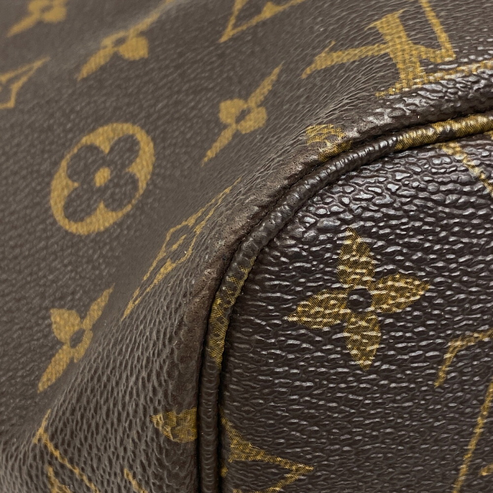 Louis Vuitton Neverfull Shoulder Bag Shopping Tote Monogram Brown - Picture 3 of 8